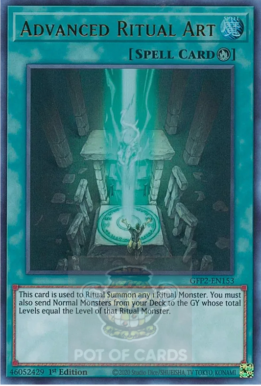 Advanced Ritual Art -GFP2-EN153- Ultra Rare 1st Edition