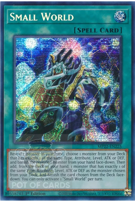 Small World -MP22-EN225- Prismatic Secret Rare 1st Edition