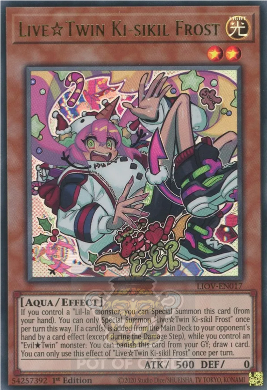 Live☆Twin Ki-sikil Frost -LIOV-EN017- Ultra Rare 1st Edition
