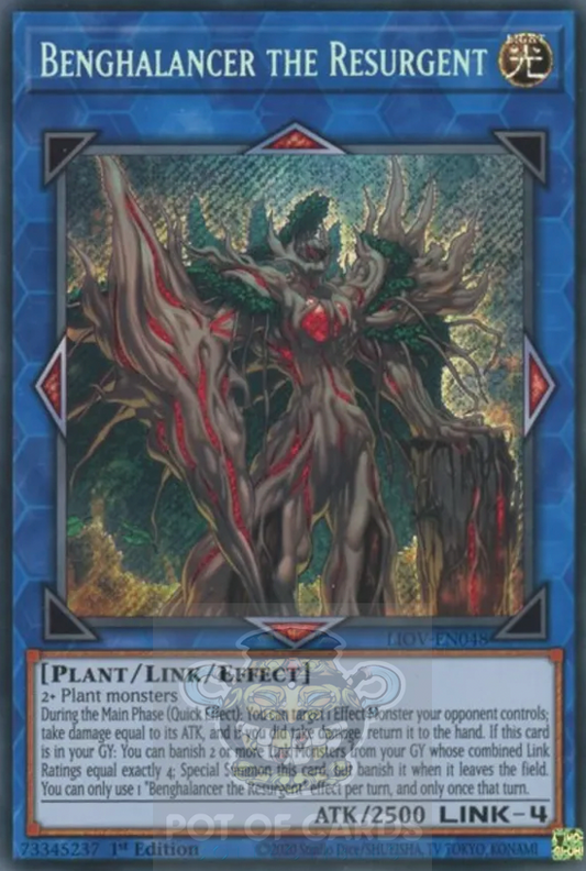 Benghalancer the Resurgent -LIOV-EN048- Secret Rare 1st Edition