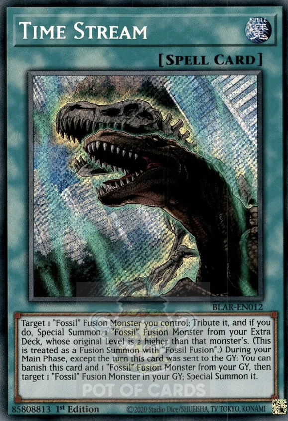Time Stream -BLAR-EN012- Secret Rare 1st Edition