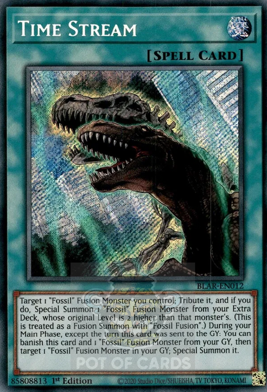 Time Stream -BLAR-EN012- Secret Rare 1st Edition
