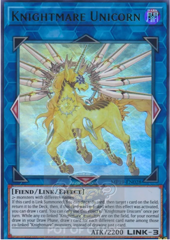 Knightmare Unicorn -MP19-EN028- Ultra Rare