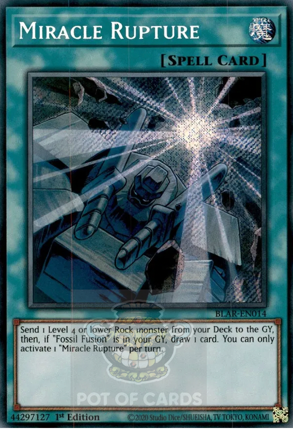 Miracle Rupture -BLAR-EN014- Secret Rare 1st Edition