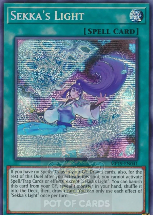 Sekka's Light -MP19-EN041- Prismatic Secret Rare