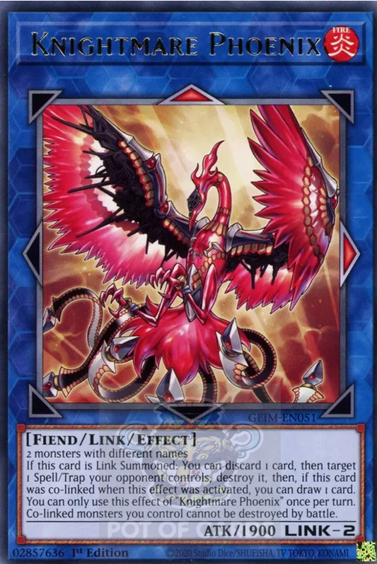 Knightmare Phoenix -GEIM-EN051- Rare 1st Edition