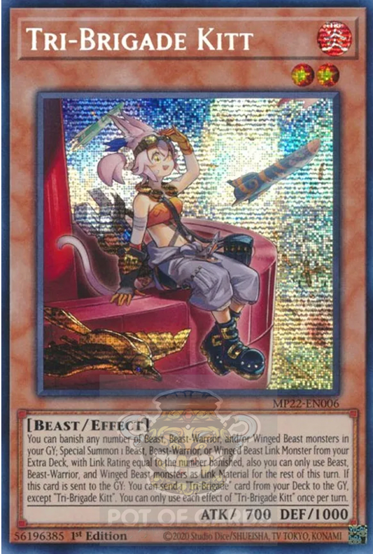 Tri-Brigade Kitt -MP22-EN006- Prismatic Secret Rare 1st Edition