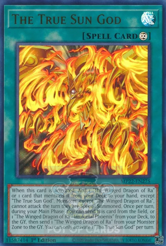 The True Sun God -MP22-EN275- Ultra Rare 1st Edition