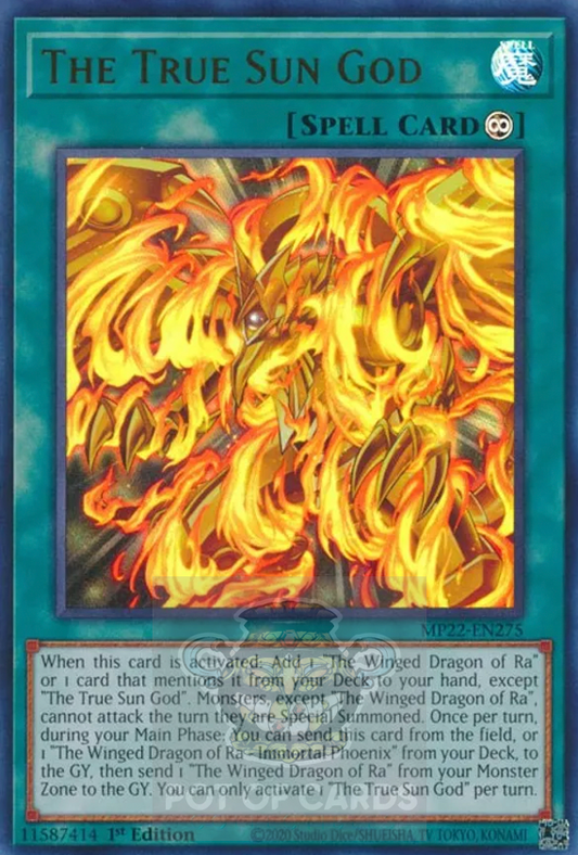 The True Sun God -MP22-EN275- Ultra Rare 1st Edition