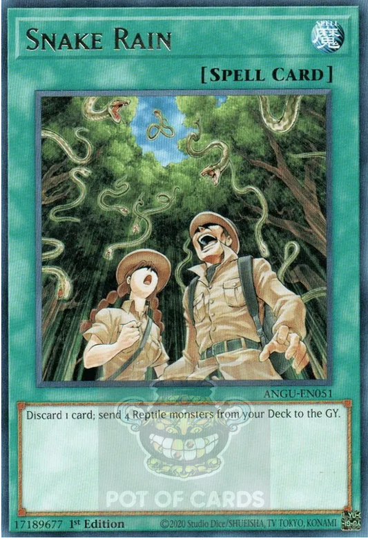 Snake Rain -ANGU-EN051- Rare 1st Edition