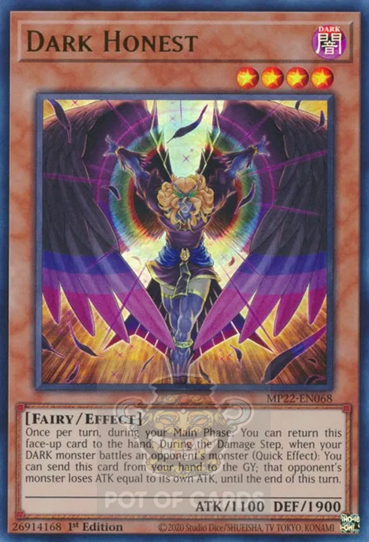 Dark Honest -MP22-EN068- Ultra Rare 1st Edition