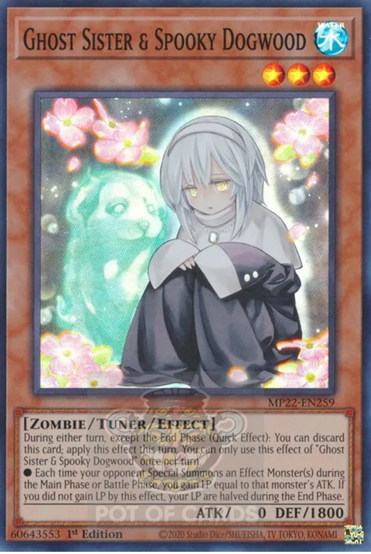 Ghost Sister & Spooky Dogwood -  MP22-EN259- Super Rare 1st Edition