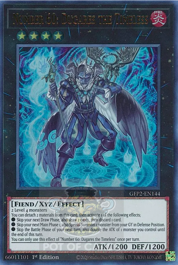 Number 60: Dugares the Timeless -GFP2-EN144- Ultra Rare 1st Edition