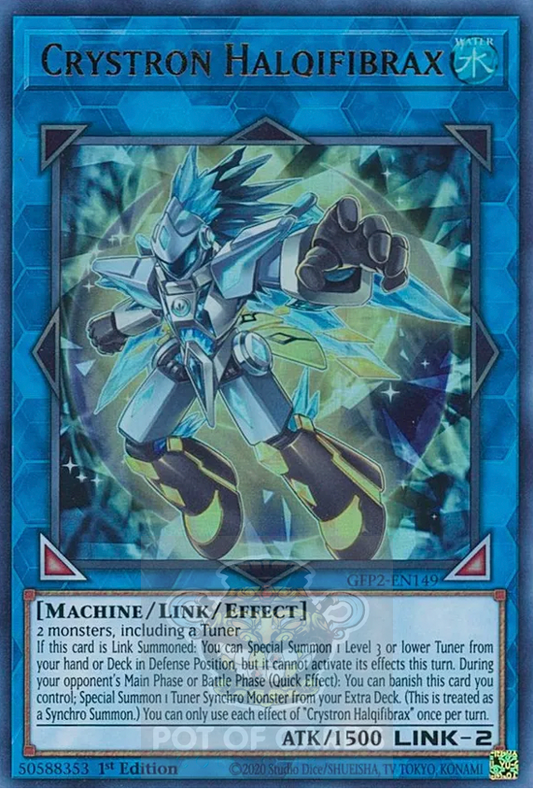 Crystron Halqifibrax -  GFP2-EN149- Ultra Rare 1st Edition