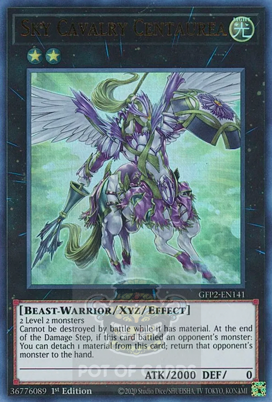 Sky Cavalry Centaurea -GFP2-EN141- Ultra Rare 1st Edition