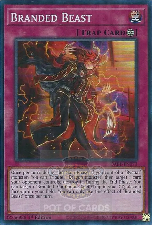 Branded Beast -DABL-EN073- Super Rare 1st Edition
