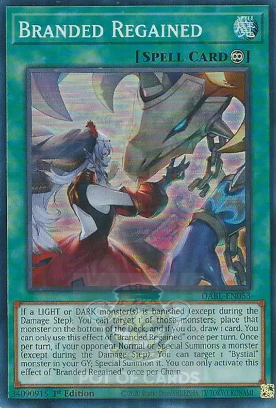 Branded Regained -DABL-EN053- Super Rare 1st Edition