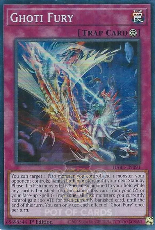 Ghoti Fury -DABL-EN091- Super Rare 1st Edition