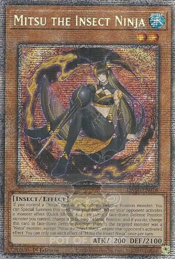 Mitsu the Insect Ninja - DABL-EN016- STARLIGHT RARE 1st Edition