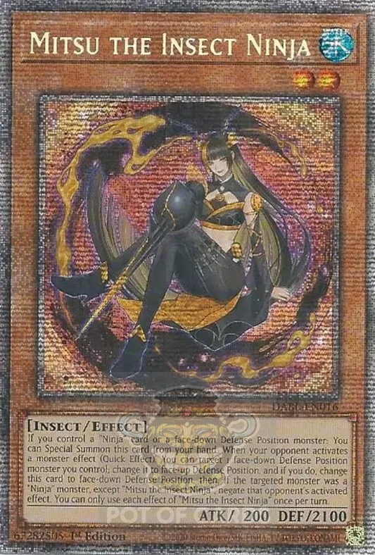 Mitsu the Insect Ninja - DABL-EN016- STARLIGHT RARE 1st Edition