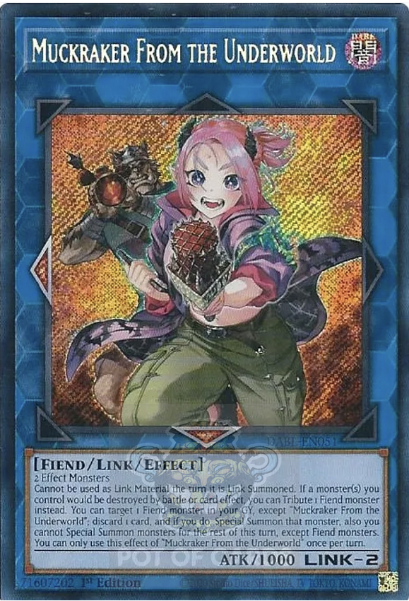 Muckraker From the Underworld -DABL-EN051- Secret Rare 1st Edition