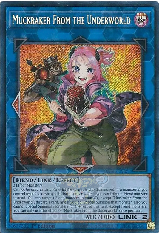 Muckraker From the Underworld -DABL-EN051- Secret Rare 1st Edition