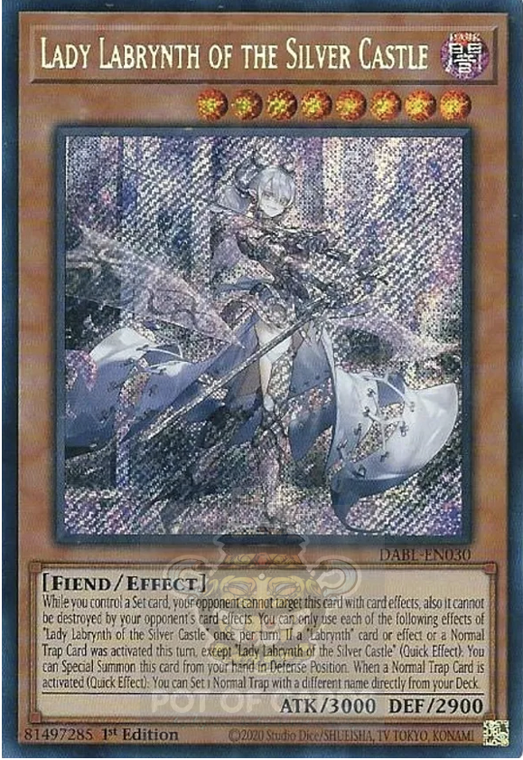 Lady Labrynth of the Silver Castle -DABL-EN030- Secret Rare 1st Edition