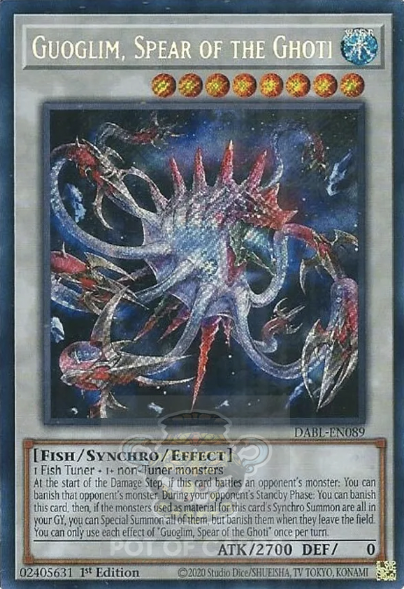 Guoglim, Spear of the Ghoti -DABL-EN089- Secret Rare 1st Edition