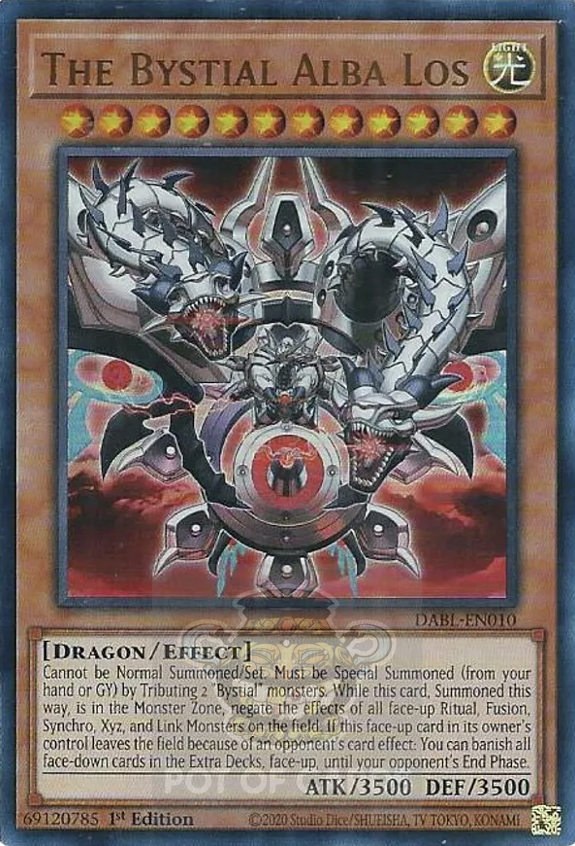 The Bystial Alba Los -DABL-EN010- Ultra Rare 1st Edition