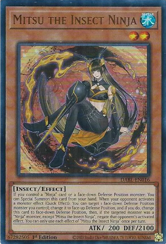 Mitsu the Insect Ninja -DABL-EN016- Ultra Rare 1st Edition