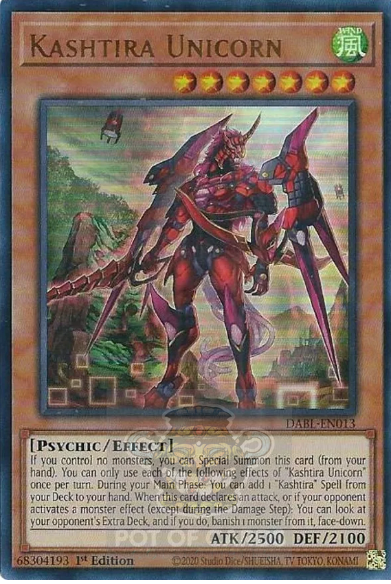 Kashtira Unicorn -DABL-EN013- Ultra Rare 1st Edition