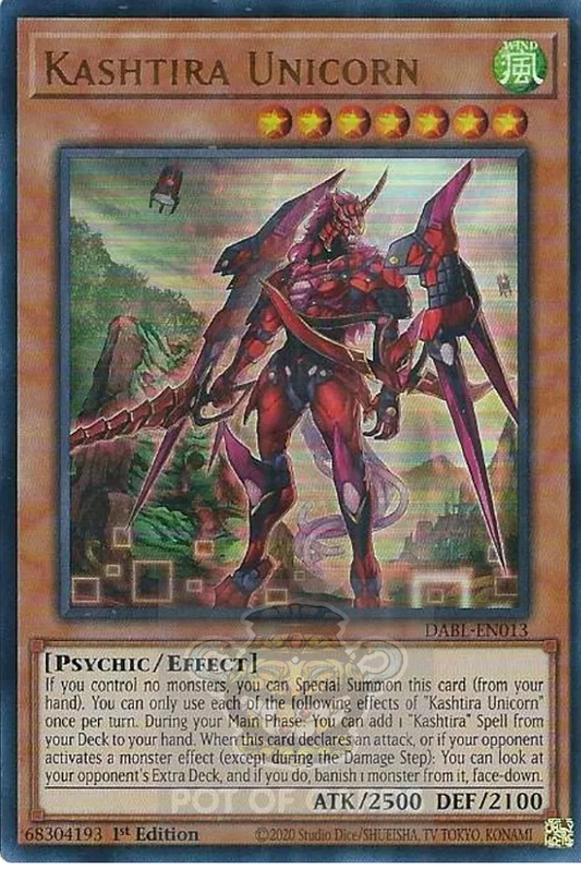 Kashtira Unicorn -DABL-EN013- Ultra Rare 1st Edition
