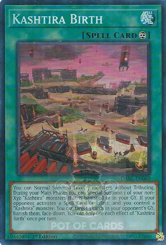 Kashtira Birth -  DABL-EN060- Super Rare 1st Edition