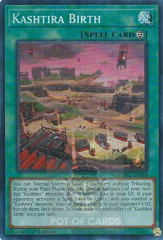 Kashtira Birth -  DABL-EN060- Super Rare 1st Edition