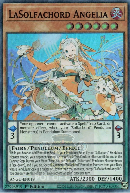 LaSolfachord Angelia -ANGU-EN019- Super Rare 1st Edition