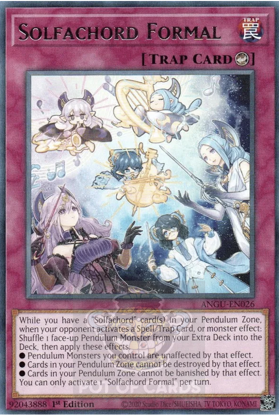 Solfachord Formal -ANGU-EN026- Rare 1st Edition