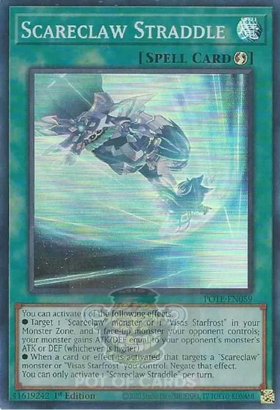 Scareclaw Straddle -POTE-EN059- Super Rare 1st Edition