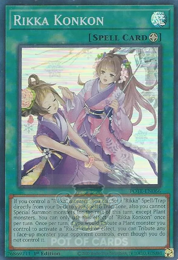 Rikka Konkon -POTE-EN066- Super Rare 1st Edition