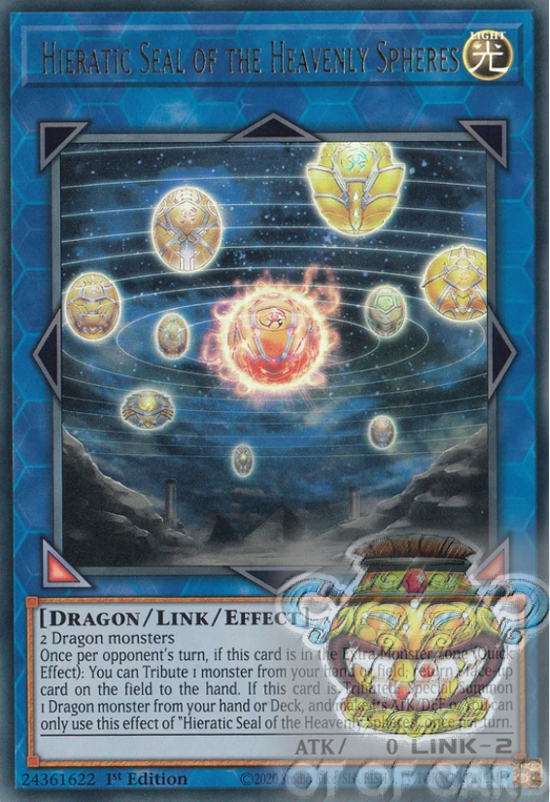 Hieratic Seal of the Heavenly Spheres -BLCR-EN090- Ultra Rare 1st Edition
