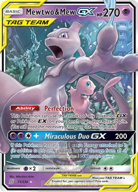 Mewtwo & Mew GX -71/236 -Ultra Rare