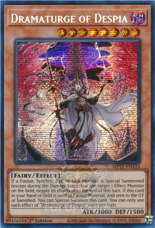 Dramaturge of Despia -MP22-EN124- Prismatic Secret Rare 1st Edition