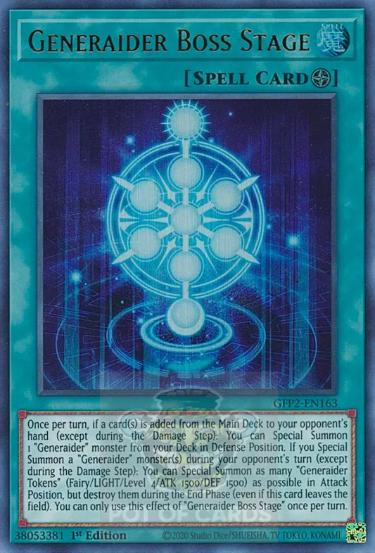 Generaider Boss Stage -GFP2-EN163- Ultra Rare 1st Edition