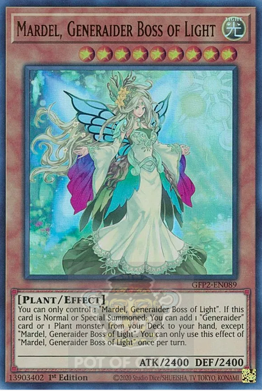 Mardel, Generaider Boss of Light -GFP2-EN089- Ultra Rare 1st Edition