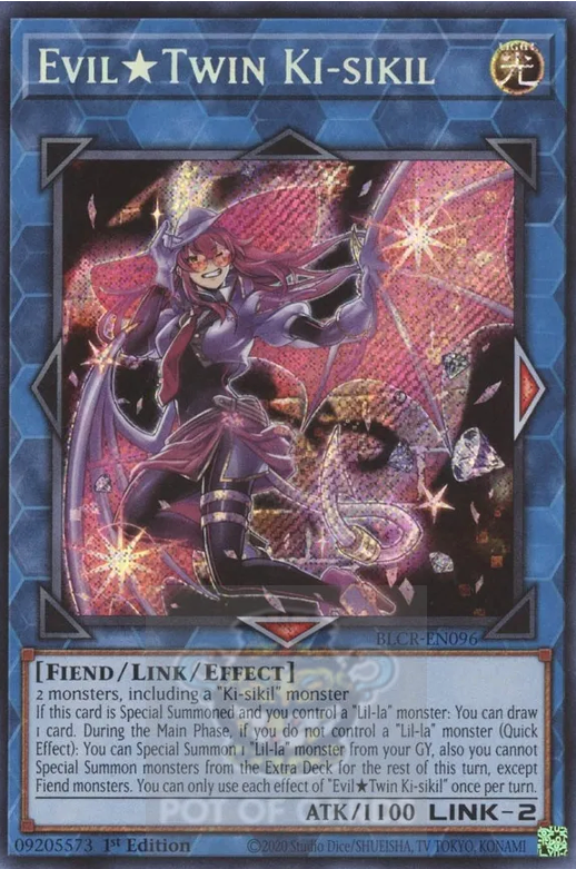 Evil Twin Ki-sikil -BLCR-EN096- Secret Rare 1st Edition