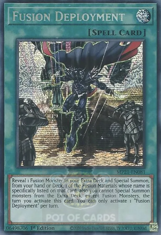 Fusion Deployment -MP21-EN081- Prismatic Secret Rare 1st Edition