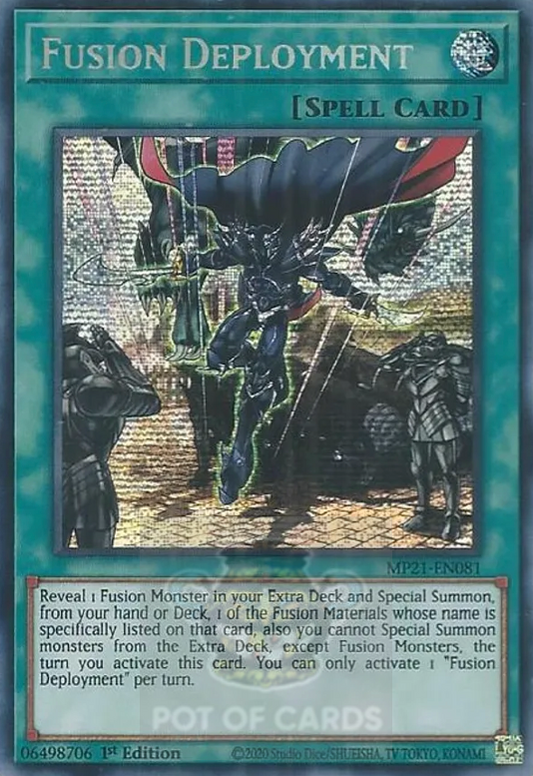 Fusion Deployment -MP21-EN081- Prismatic Secret Rare 1st Edition