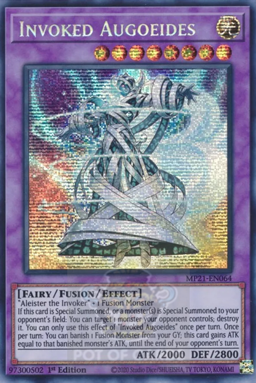 Invoked Augoeides -MP21-EN064- Prismatic Secret Rare 1st Edition