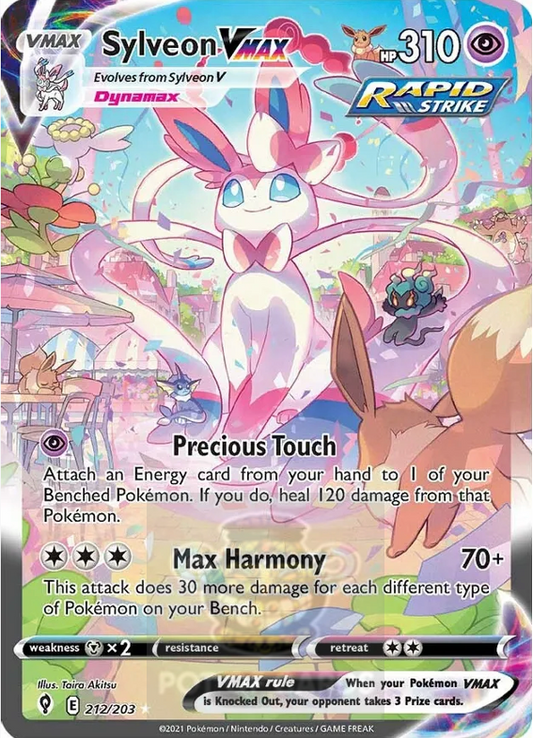 Sylveon VMAX -212/203- Alternate Art Secret