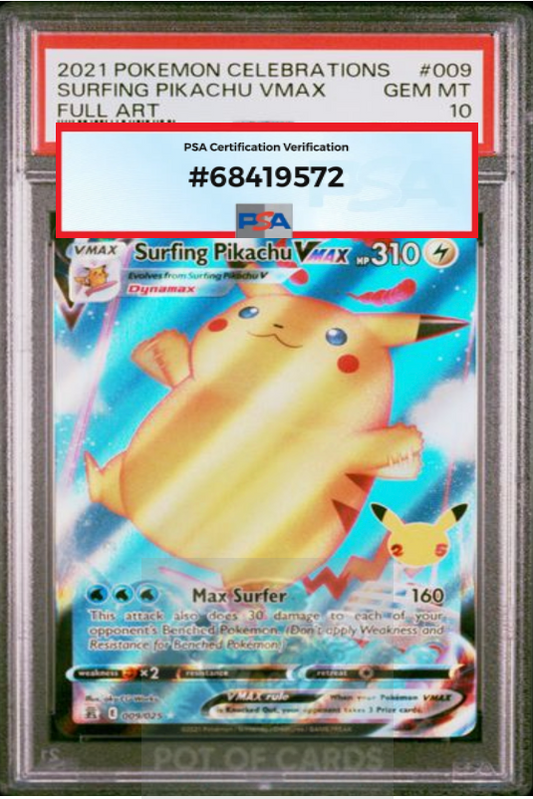 2021 SURFING PIKACHU VMAX CELEBRATIONS - 009/025