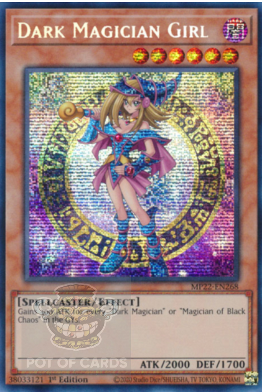 Dark Magician Girl - MP22-EN268 - Prismatic Secret Rare 1st Edition